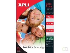 Apli fotopapier Best Price ft A4, 140 g, pak van 100 vel