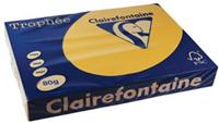 Clairefontaine Trophée Pastel A3, 80 g, 500 vel, goudgeel