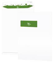 Akte-enveloppen beECO, ft 229 x 324 mm (C4), met venster links (ft 40 x 110 mm), doos van 250 stuks