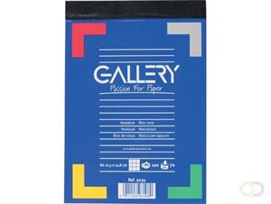 Gallery notitieblok, ft A6, geruit 5 mm, blok van 100 vel