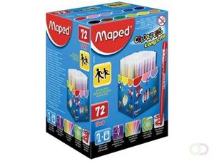 Maped Viltstift Color'Peps 72 stiften in een kartonnen doos (classpack)