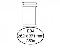 Envelop  akte EB4 262x371mm zelfklevend wit 250stuks