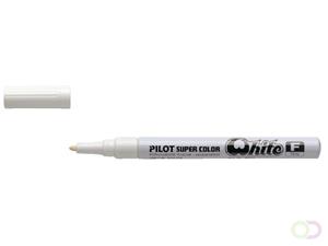 PILOT Permanent-Marker SUPER COLOR, feine Spitze, weiß