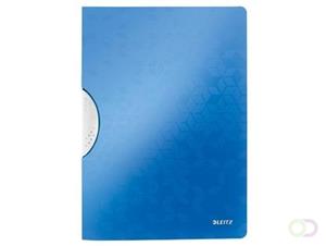 LEITZ Klemmhefter WOW ColorClip, DIN A4, PP, blau-metallic