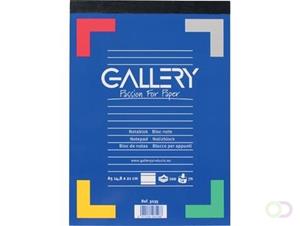 Gallery schrijfblok, ft A5, gelijnd, blok van 100 vel