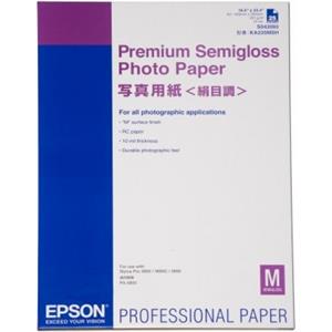 Epson Premium Semigloss Photo Paper, DIN A2, 250g/mÂ², 25 Vel