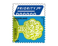 Postzegel Internationaal Nederland (set 50 stuks)