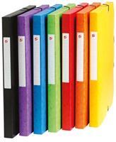 Pergamy elastobox, rug van 2,5 cm, geassorteerde kleuren