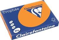 Clairefontaine Trophée Intens A3, 80 g, 500 vel, fluo oranje