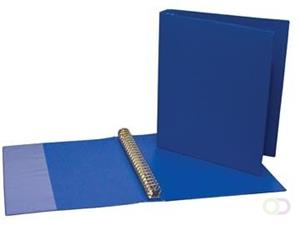 Aurora Ringmap voor ft A4, 23 ringen van 24 mm, uit PVC, blauw