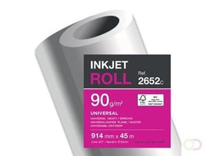 Clairefontaine Inkjet-Plotterrolle, (B)914 mm x (L)45 m