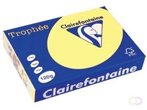 Clairefontaine Trophée Pastel A4, 120 g, 250 vel, citroengeel