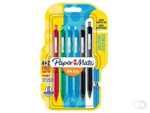 papermate Paper Mate balpen InkJoy 300 RT, blister 4 + 2 gratis