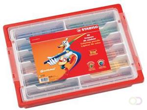 Stabilo kleurpotlood Trio 96 potloden, in een plastic doos