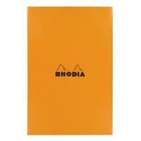 RHODIA Notizblock No. 19, DIN A4+, kariert, orange