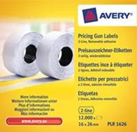 AVERY Avery Zweckform Etiketten für Preisauszeichner, 26 x 16 mm