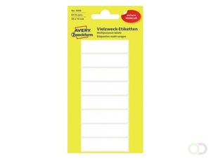 Avery Etiket  3086 50x14mm wit 64stuks