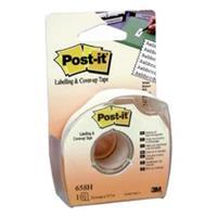 Post-it correctietape 25 mm met afroller, op blister