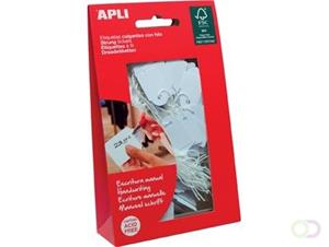 Apli draadetiketten ft 7 x 19 mm (b x h) (7004), etui van 200 stuks