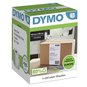 DYMO LabelWriter-Versand-Etiketten, 104 x 159 mm, weiß