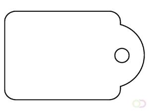 Apli draadetiketten ft 22 x 35 mm (b x h) (390), doos van 500 stuks