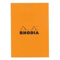 RHODIA Notizblock No. 11, DIN A7, kariert, orange