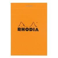 RHODIA Notizblock No. 12, 85 x 120 mm, kariert, orange