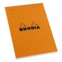 RHODIA Notizblock No. 13, DIN A6, kariert, orange