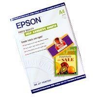 epson Photo Quality Self Adhesive Sheets A4 Fotopapier DIN A4 167 g/m² 10 Blatt Selbstkl
