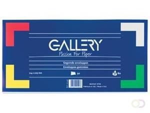 Gallery enveloppen ft 114 x 229 mm, gegomd, pak van 50 stuks