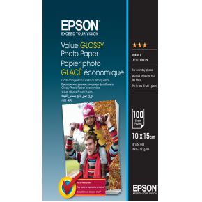 EPSON Inkjet-Fotopapier 10,0 x 15,0 cm hochglänzend C13S400039