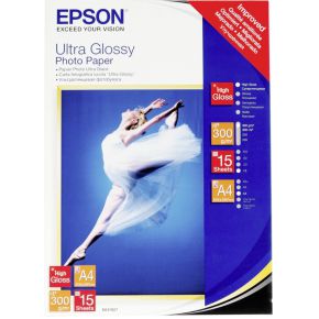 Epson Ultra Glossy Photo Paper A 4, 15 Blatt, 300 g S 041927