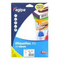 Agipa Universal-Etiketten, 32 x 40 mm, weiß