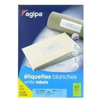 Agipa Universal-Etiketten, 105 x 57 mm, weiß, rechteckig