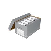 ELBA tric Archiv- und Transportbox für A4, grau/weiß