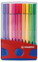 Stabilo Pen 68 viltstift colorparade etui. 20 stuks (doos 20 stuks)