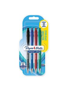 Paper-Mate Flexgrip Ultra RT 4-Blister m Assorted colors