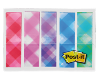 Post-it Haftmarker Index Mini, 11,9 x 43,2 mm, Gingham