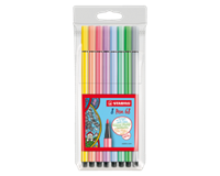 Pen 68 Pastel Etui 8st.