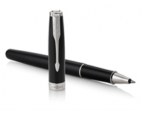 parker Rollerpen  Sonnet black lacquer CT F