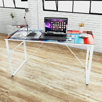 vidaXL Schreibtisch mit Lifestyle Print Mehrfarbig