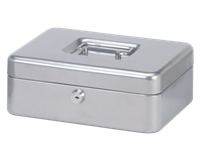 MAUL Geldkassette, silber, Maße: (B)250 x (T)191 x (H)90 mm