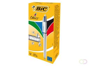 bic 4COLOURS SHINE SILVER BOX12 EU