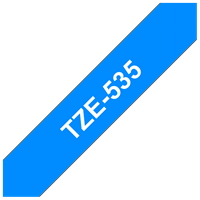 Labeltape Brother TZe, TZ TZe-535 Tapekleur: Blauw Tekstkleur:Wit 12 mm 8 m