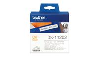 Brother DK-11203 Rol met etiketten 17 x 87 mm Papier Wit 300 stuk(s) Permanent DK11203 Etiketten voor ordnerinhoudsopgaves