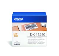 Brother DK-11240 - Versandetiketten - 102 x 51 mm - weiß - Rolle 600 Stück - (große Kuverts)