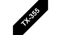 Brother TX-355 tape wit op zwart 24mm x 15m (origineel)