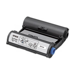 Epson Farbband weiß RC-R1WNA (10 cm x 30 m) für LabelWorks Pro100