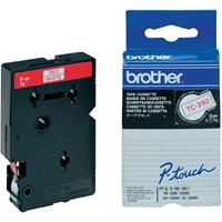 Brother Original P-Touch Farbband rot weiß (TC-292)