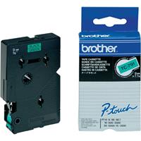Brother P-Touch Schriftband TC-791 schwarz auf grün 9mm x 7,7m